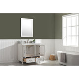 Estate Transitional White 36" Single Sink Vanity | ES-36-WT