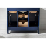 Valentino Modern 42" Blue Single Sink Vanity | V01-42-BLU