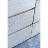 Fresca Formosa 54" Rustic White Modern Freestanding Bathroom Vanity | FCB31-123012RWH-FC-CWH-U
