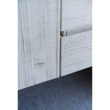 Fresca Formosa 60" Rustic White Modern Wall Hung Bathroom Vanity | FCB31-123612RWH-CWH-U