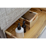 Fresca Formosa 60" Ash Modern Freestanding Open Bottom Double Sink Bathroom Vanity | FCB31-241224ASH-FS-CWH-U