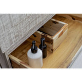 Fresca Formosa 72" Ash Modern Floor Standing Open Bottom Double Sink Bathroom Vanity | FCB31-301230ASH-FS-CWH-U