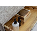 Fresca Formosa 82" Ash Modern Freestanding Double Sink Bathroom Base Cabinet | FCB31-361236ASH-FC