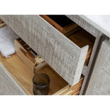 Fresca Formosa 60" Ash Modern Floor Standing Double Sink Open Bottom Vanity Set | FVN31-241224ASH-FS
