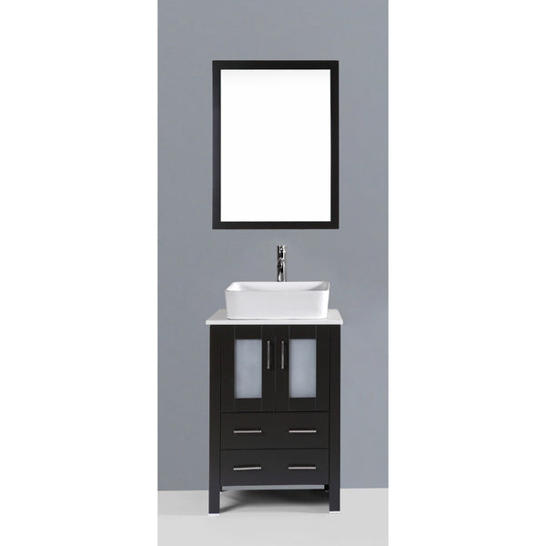 Bosconi 24" Single Vanity - AB124RC - Bath Vanity Plus