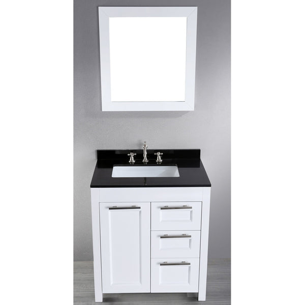 Bosconi 30'' Contemporary Single Vanity - SB-267-1 - Bath Vanity Plus