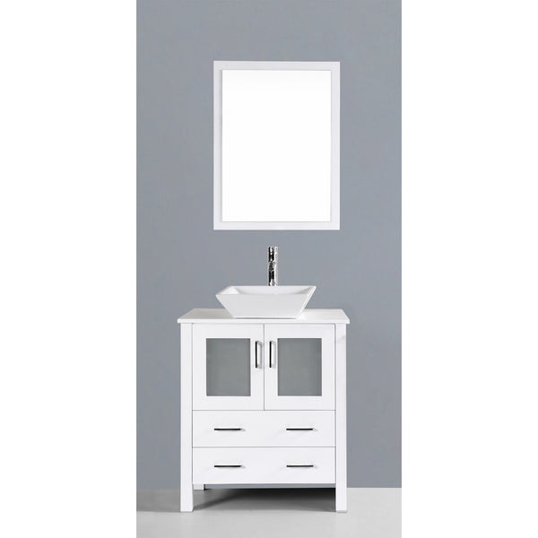 Bosconi 30" Single Vanity - AW130S - Bath Vanity Plus