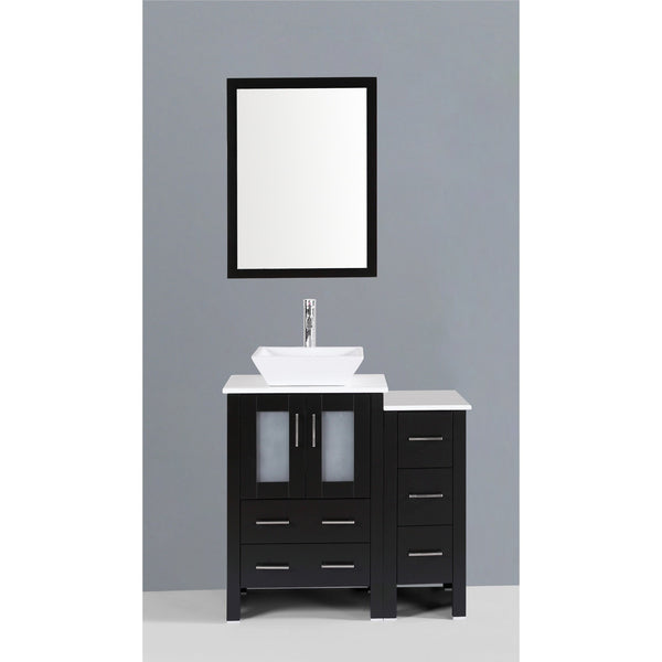 Bosconi 36" Single Vanity - AB124S1S - Bath Vanity Plus