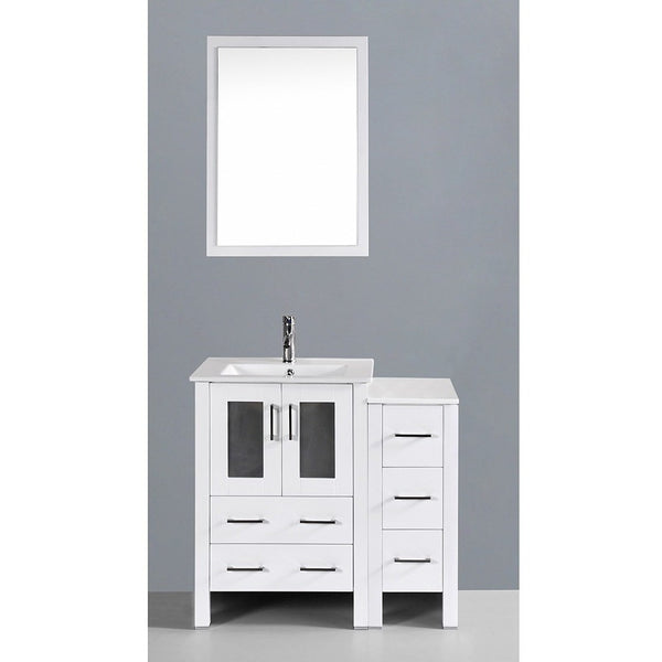 Bosconi 36" Single Vanity - AW124U1S - Bath Vanity Plus