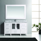 Design Element 60" Stanton Single Sink Vanity Set with Mirror - B60-DS - Bath Vanity Plus