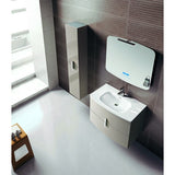 Eviva Cali 31" Light Brown Wall-Mount Bathroom Vanity Set - EVVN32-31TP-Round - Bath Vanity Plus