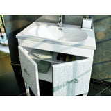Eviva Venice 32" White Modern Wall-Mount Bathroom Vanity Set - EVVN908-32WH-Venice-2Door - Bath Vanity Plus
