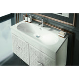 Eviva Venice 32" White Modern Wall-Mount Bathroom Vanity Set - EVVN908-32WH-Venice-2Door - Bath Vanity Plus