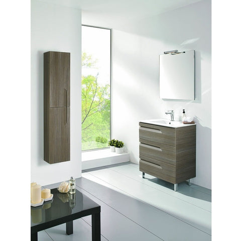 Eviva Vitta 24" Ash Single Sink Bathroom Vanity Set - EVVN23-24ASH-Vitale - Bath Vanity Plus