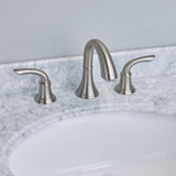 EVIVA Friendy® Brushed Nickel Widespread (2 Handles) Bathroom Faucet - EVFT32BN - Bath Vanity Plus