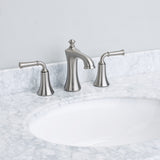 EVIVA Oceanbreeze® Brushed Nickel Widespread (2 Handles) Bathroom Faucet - EVFT280BN - Bath Vanity Plus