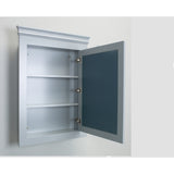 Eviva New York 24" Gray Wall-Mount Medicine Cabinet - EVMC514-24GR - Bath Vanity Plus