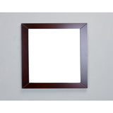 Eviva New York 30" Teak Framed Bathroom Vanity Mirror - EVMR514-30X30-TK - Bath Vanity Plus