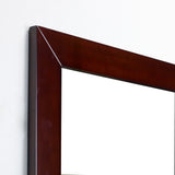 Eviva New York 48" Teak Framed Bathroom Vanity Mirror - EVMR514-48X30-TK - Bath Vanity Plus