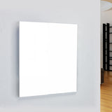 Eviva Reflection® 24" Frameless Bathroom Wall Mirror - EVMR-24GL-SPN - Bath Vanity Plus