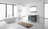 Virtu USA Ava 36" Single Vanity with White Stone countertop | Integrated Round Sink