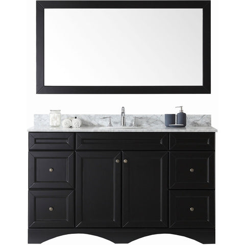 Virtu USA Talisa 60" Espresso Single Bathroom Vanity Set - ES-25060-WM-ES - Bath Vanity Plus