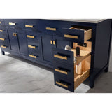 7 functional soft closing drawers with dovetail joinery