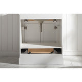 Milano Transitional White 30" Single Sink Vanity | ML-30-WT