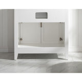 Burbank Transitional White 36" Single Sink Vanity with Quartz Countertop | BK-36-WT