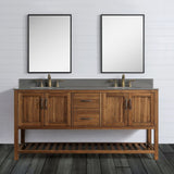 The cabinet is made from 100% reclaimed wood which is both durable and environmentally friendly. Each Austin vanity has its own unique history.