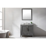 Estate Transitional Gray 36" Single Sink Vanity | ES-36-GY