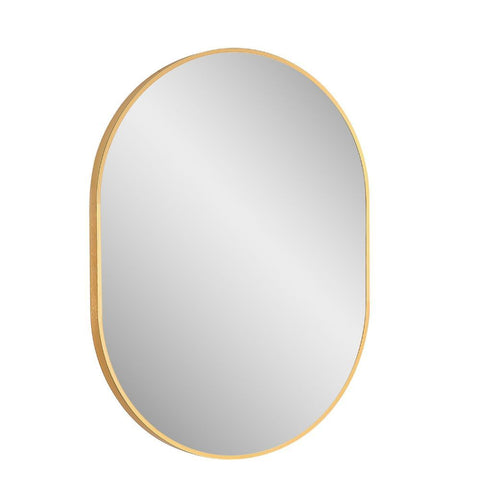 Vera 24" W x 32" H Oval Mirror in Rose Gold | MIR-2432-OV-RG
