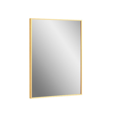 Design Element Vera 24 in. x 32 in. Modern Rectangle Framed Rose Gold Wall Mount Vanity Mirror | MIR-2432-SQ-RG