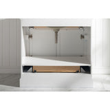 Milano Transitional White 36" Single Sink Vanity | ML-36-WT