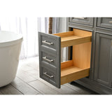 Milano Transitional Gray 84" Double Sink Vanity | ML-84-GY