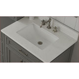 Milano Transitional Gray 96" Double Sink Vanity Modular Set | ML-96MC-GY