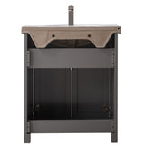Marian Transitional 30" Gray Single Sink Vanity | S05-30-GY