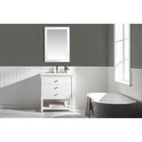 The Logan single sink vanity by Design Element provides the perfect finishing touch to your bathroom remodel project.