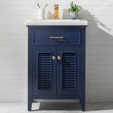 The Cameron single sink vanity by Design Element provides the perfect finishing touch to your bathroom remodel project. 