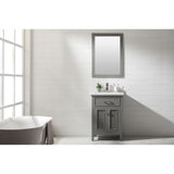 Cameron Transitional 24" Gray Single Sink Vanity | S09-24-GY