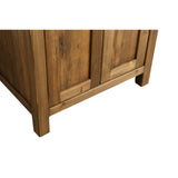 Bryson Transitional Walnut 24" Single Sink Vanity with Porcelain Top | DEC4002-S