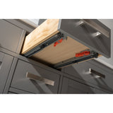 Soft close doors with concealed adjustable hinges