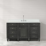 Combining traditional charms with modern features, this elegant Winston vanity by Design Element will instantly transform your bathroom into a work of art. 