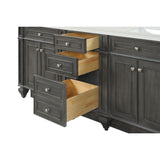 Winston Traditional 72" Double Vanity in Gray | WN-72-GY