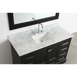 Design Element Omega 54" Espresso Transitional Single Sink Vanity