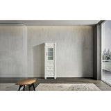 Design Element Hudson 65" White Transitional Linen Cabinet
