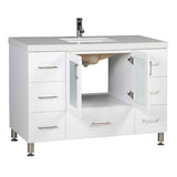 Westfield 48" White Modern Single Sink Vanity