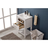 Made from solid wood and MDF to prevent warping, this vanity will maintain its beauty and functionality year after year. 