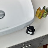 Fresca Lucera 60" Gray Modern Wall Hung Double Vessel Sink Bathroom Vanity
