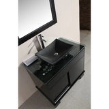Oasis 36" Espresso Modern Single Sink Vanity Set w/ Decorative Drawer